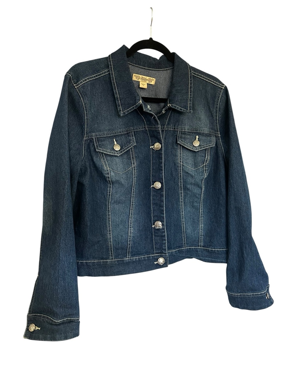 Nine West Dark Blue Denim Jean Jacket - Women